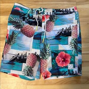 American Eagle Outfitters Swim Shorts Tropical